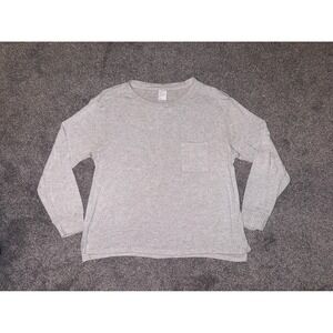 Stars Above Women's Light Heather Grey Sweater Size Large